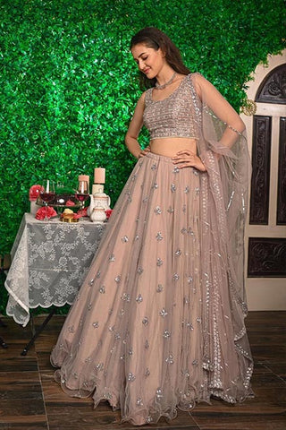 Navratri Special Chocolate Color Designer Lehenga Choli