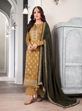 Designer Party wear Brown Palazzo Suit