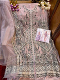 Light Pink Designer Palazzo Suit