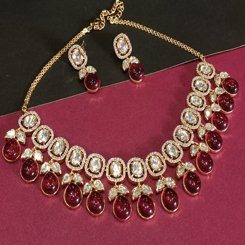 Golden & Brown Color Beautiful Lustrous Necklace