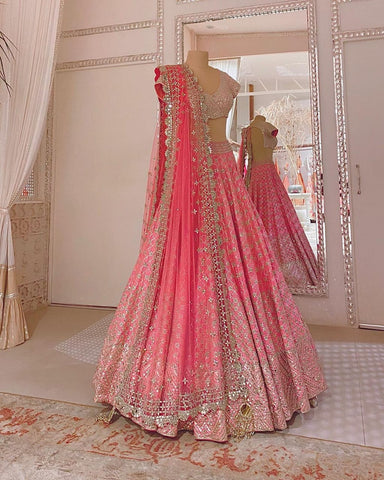 Top 250+ Pink Bridal Lehenga Designs - Pink Bridal Lehenga
