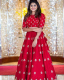 Lovely Maroon Color Designer Net Wedding Lehenga Choli
