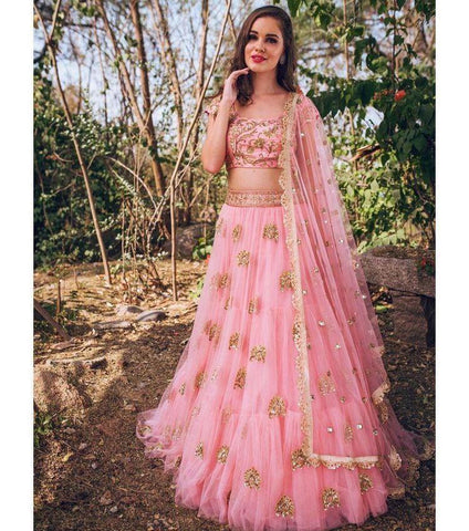 Pink designer Lehenga Choli