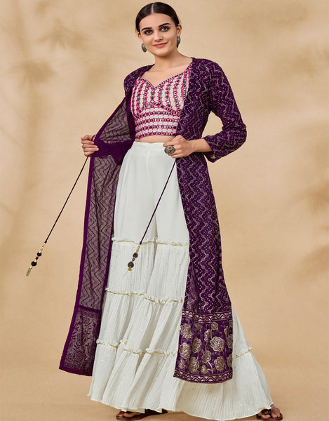 Stunning Purple Color Salwar Suit