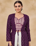 Stunning Purple Color Salwar Suit