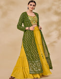 Fancy Green Color Salwar Suit