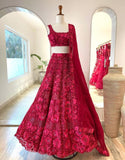 Trendy Red Designer Lehenga Choli