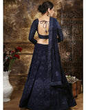 Blue color designer embroidary sequence work lehenga choli