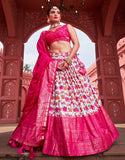 Pink Color Designer Printed Lehenga Choli