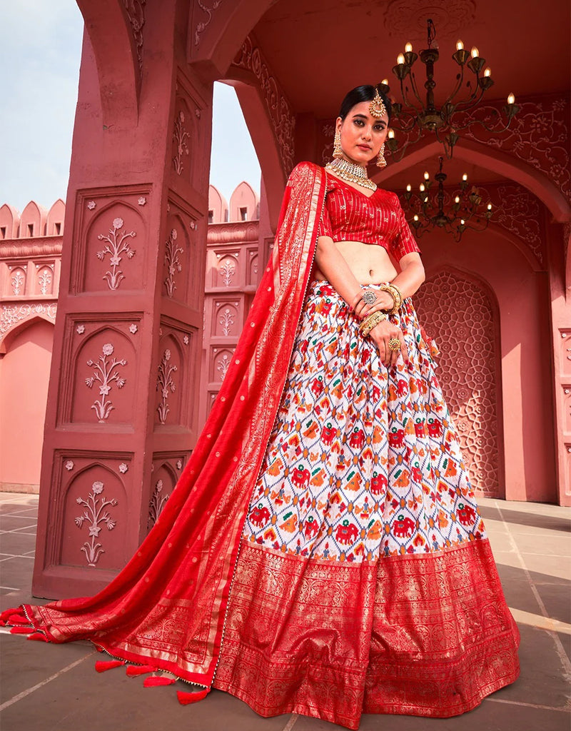 Red Designer Wedding Split Anarkali with Lehenga and Hand work Bespoke |  eBay