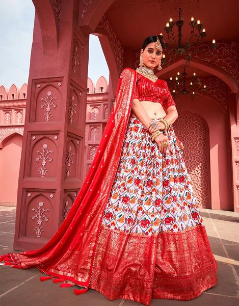 Beautiful Red designer lehenga for Stylish Look