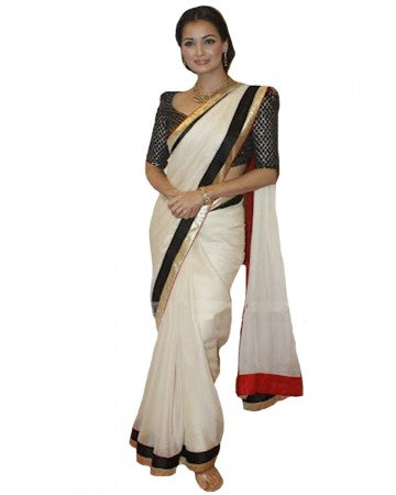 Diya Mirza Adoroble georgette Saree