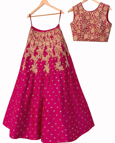 Designer Pink Lehenga Choli