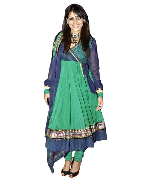 Genelia Angrakha Style Suit