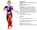 Bharatnatyam Red Blue Dance Costume Wholesale Price