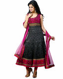 Designer Black/Pink  Anarkali Suit