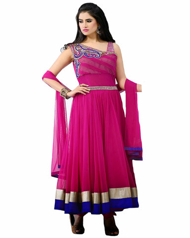 Designer Magenta Anarkali Suit