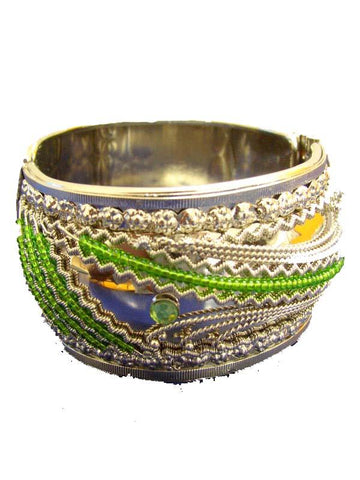 Siolver Green Bracelet