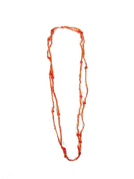 Red Small Beads Necklace