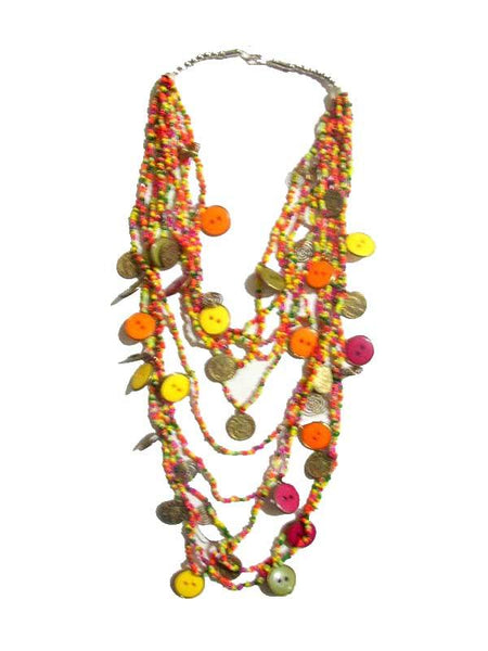 Multy Color Small Beads Necklace