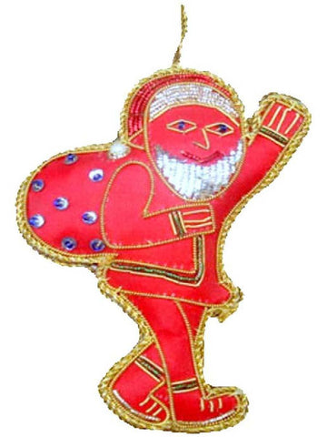 Red Santa X-Mas ornament