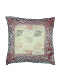 Brown Kashmiri Cushion Cover