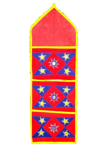 Red Applique Wall Hanging