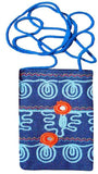 Blue Designer Mobile Bag