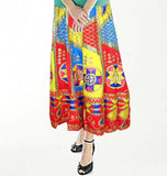 Multi Antique Cloth Batik Skirt
