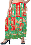 Green Antique Cloth Batik Skirt