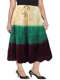Cotton Cambric Multi color Tie Dye Skirt