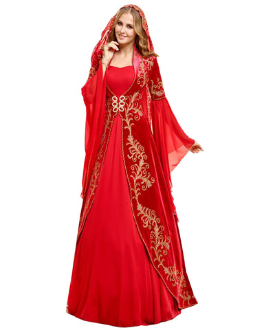 Red Color Islamic kaftan