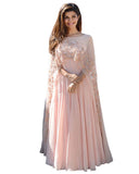 Light Pink Color kaftan gown