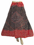 Black Bandhej Skirt