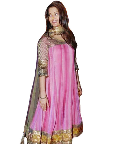 Pink shaded Ash Suit