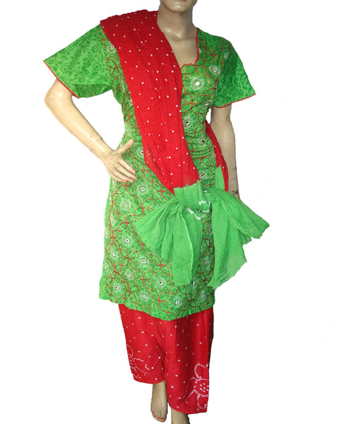 Red Green bandini Suit