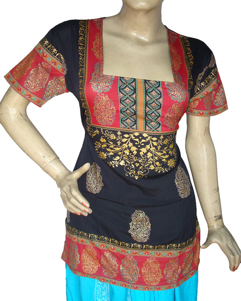 Gold Print Kurti