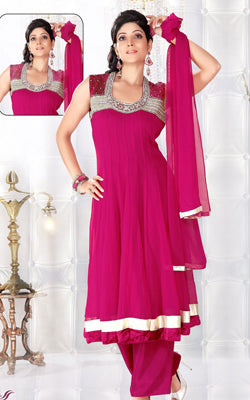 Pink Fuchsia Heavy Flare Suit