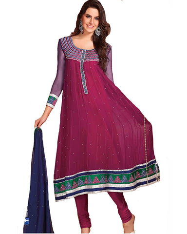 Vivacious Pink Salwar Kameez