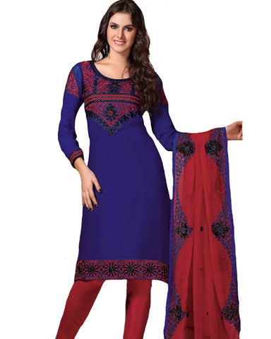 Gorgeous Navy Blue Salwar Kameez