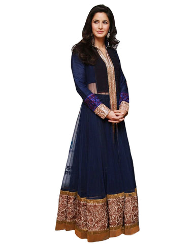 Katrina Blue Net Dress