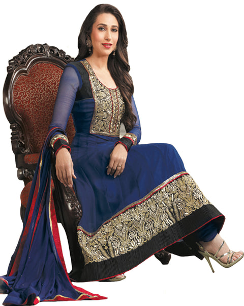 Blue Designer Bollywood Suit