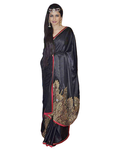 Full Black Bollywood Saree