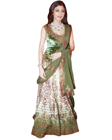 Light Green Bollywood Lehnga