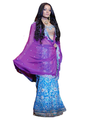 Purple Bollywood Lehnga