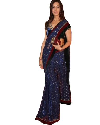 Blue Bollywood Saree