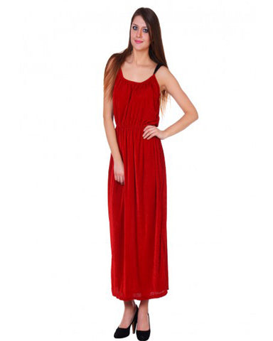 Maroon Long Dress