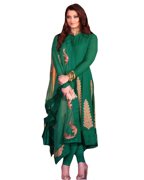 Bollywood green suit