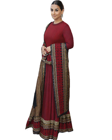 Maroon Bollywood Suit