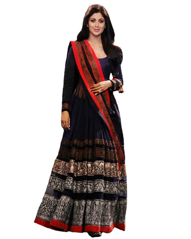 Designer Nevy Blue Suit by Shilpa
